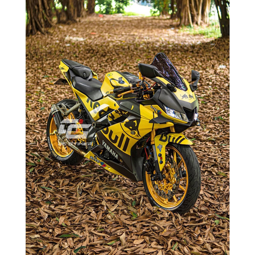 Decal Striping Full Body R15 V3 Kuning Redbull Tech3 DG Stiker