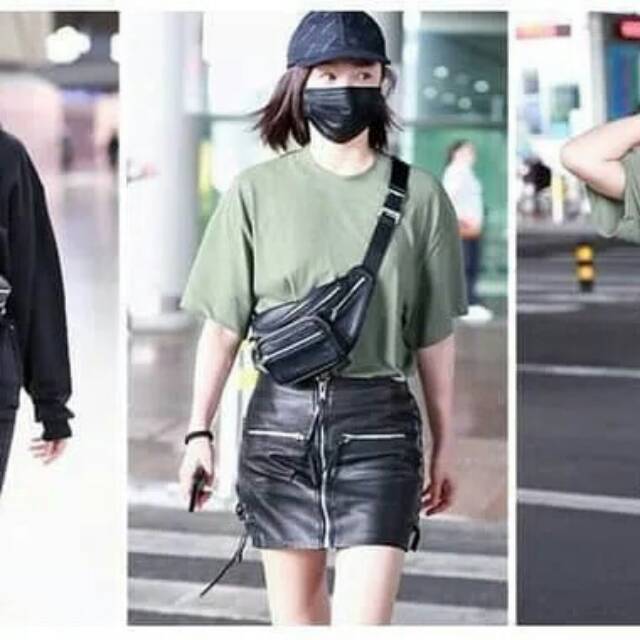 Tas Pinggang Wanita#Tas selempang Cewek import#Tas Kulit#Waist Bag