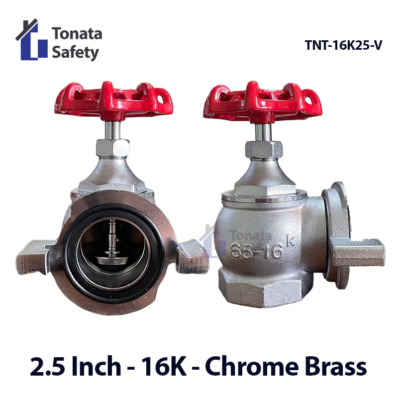 Hydrant Valve 2.5&quot; Krom Kuningan / Brass Chrome 16K VDH