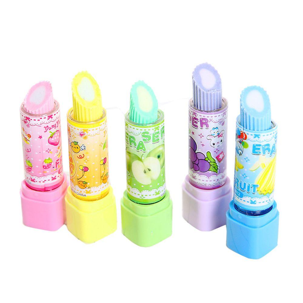 Top Eraser Hadiah Anak Lipstik Rotary Stationery