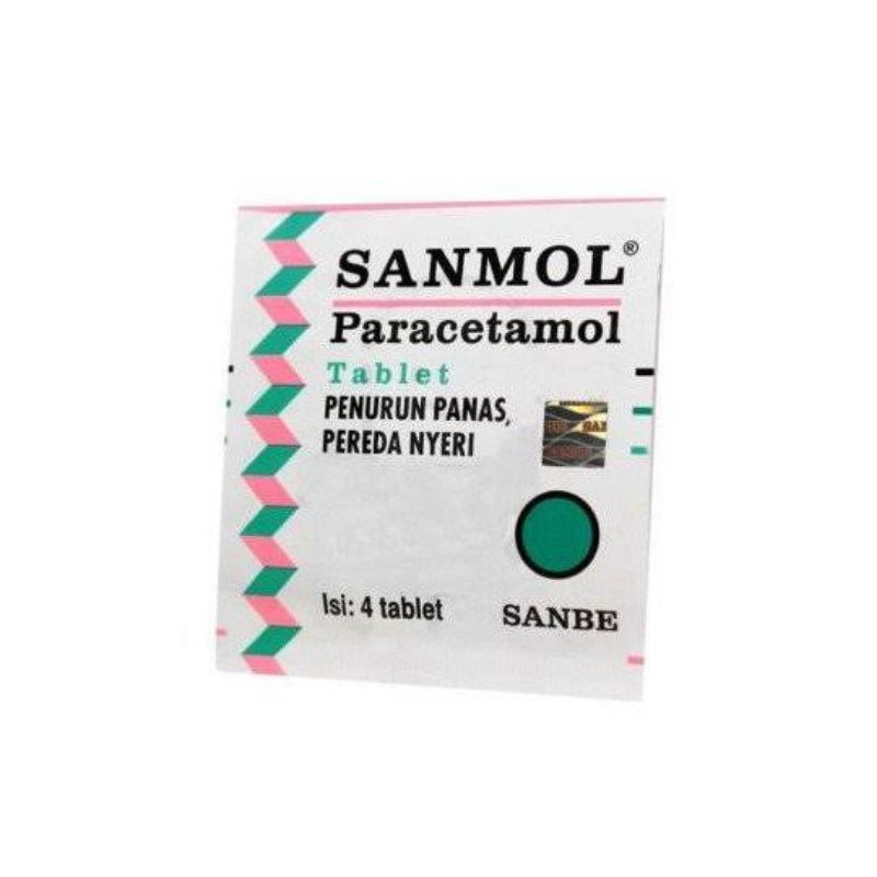 Sanmol Tablet 500 mg/ Obat Penurun Panas/ Demam/ Sakit Kepala