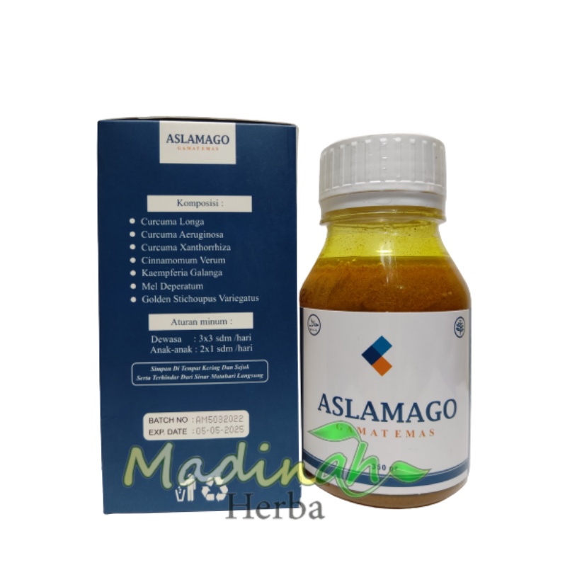 MADU ASLAMAGO PLUS GAMAT EMAS (ORIGINAL) 350 GRAM