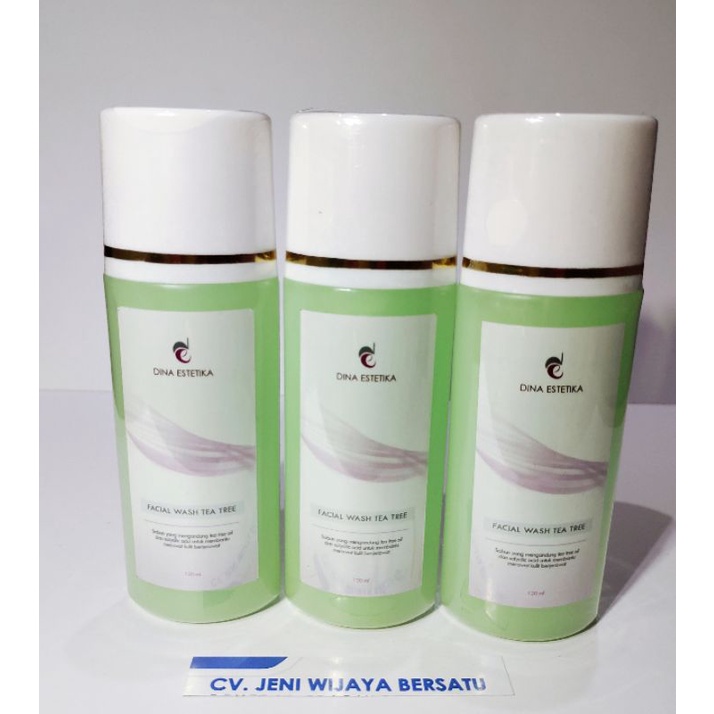 FACIAL WASH TEA TREE / FACIAL WASH ACNE / SABUN WAJAH JERAWAT /  DINA ESTETIKA