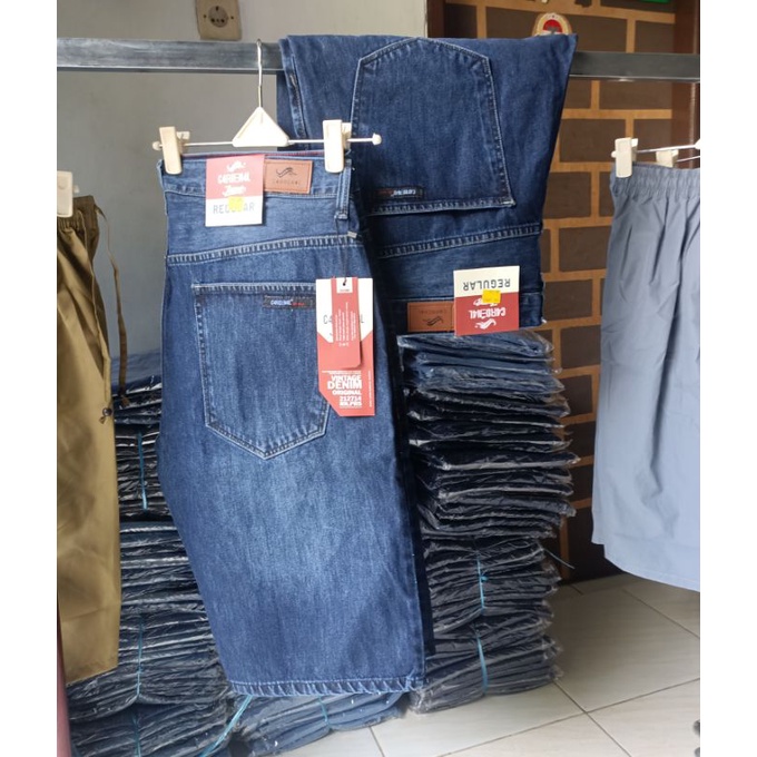 Celana Pendek Jeans CARDENAL Pria Big Size 39-44 Premium Original