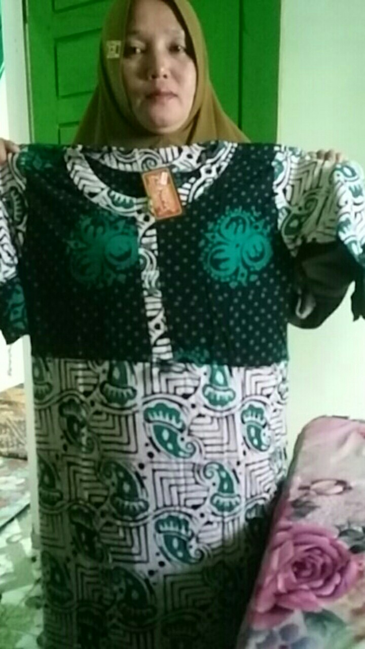 Longdres Sekdres Batik Maura Cap Pekalongan