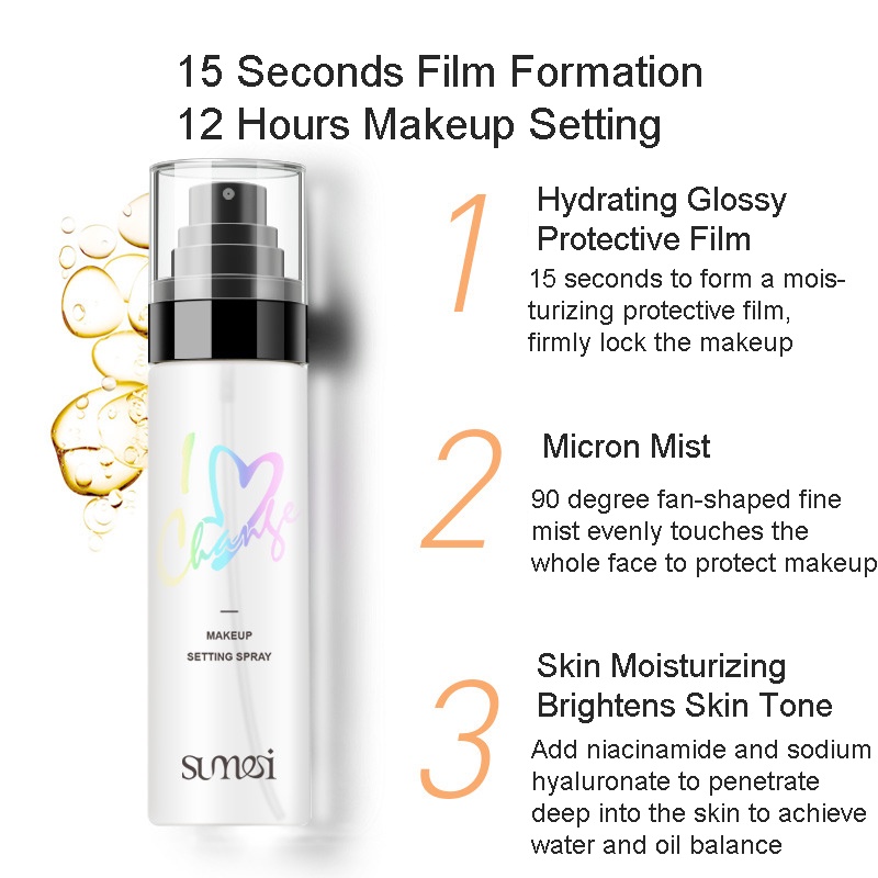 [Ready Stock] SUMEI Makeup Setting Spray 100ml|Hydrating &amp; Nourishing|Makeup Lock | Oil Control|