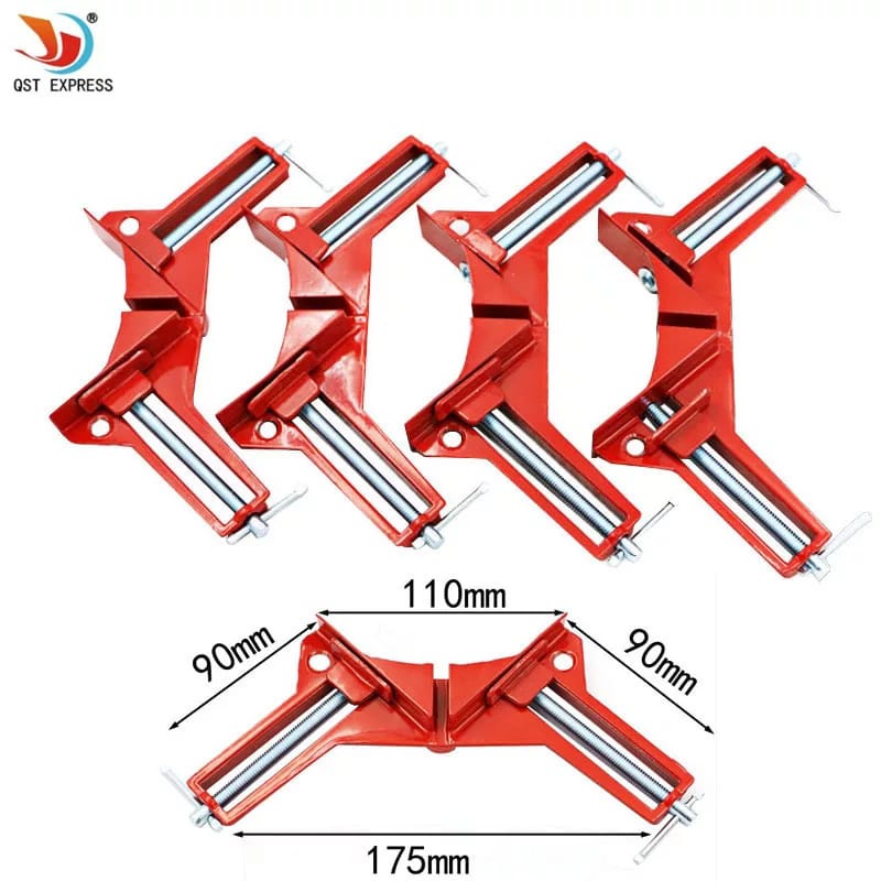 corner clamp penjepit sudut frame kaca kayu angle 90 derajat