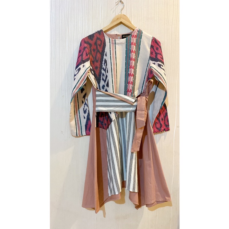Dress/Tunik Tenun Batik Sovinska Size M