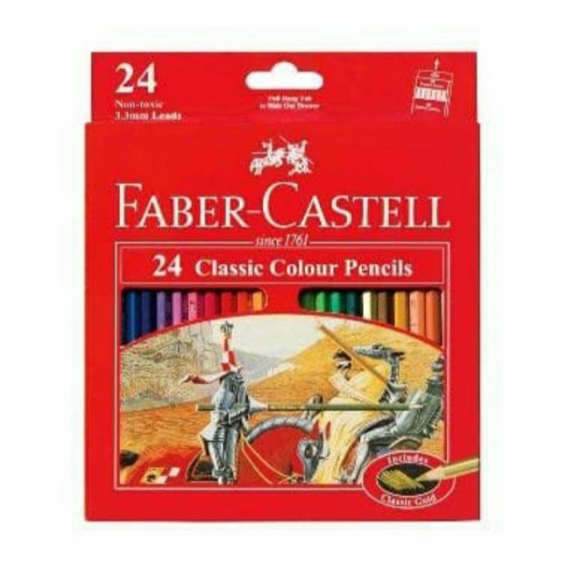 

Faber Castell 24 L Classic Colour Pencil pensil warna Original