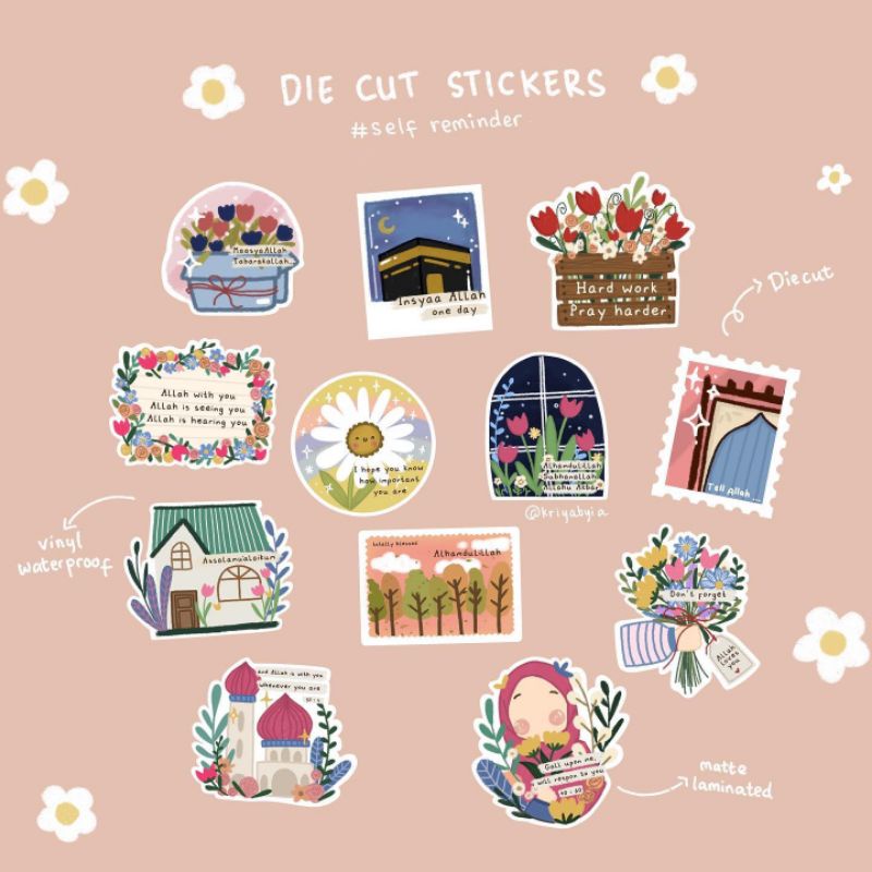 

Die Cut Sticker Self Reminder