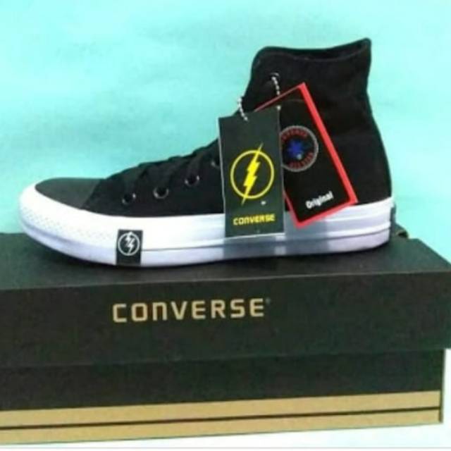 Converse petir high hitam