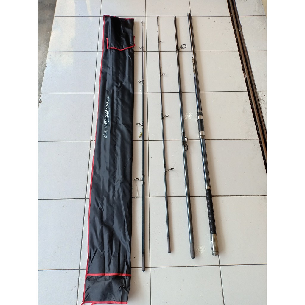 Joran Laut Sambung 3 Daido Hyper Loop 360 390 420 Carbon Bonus Ujung TERBAIK