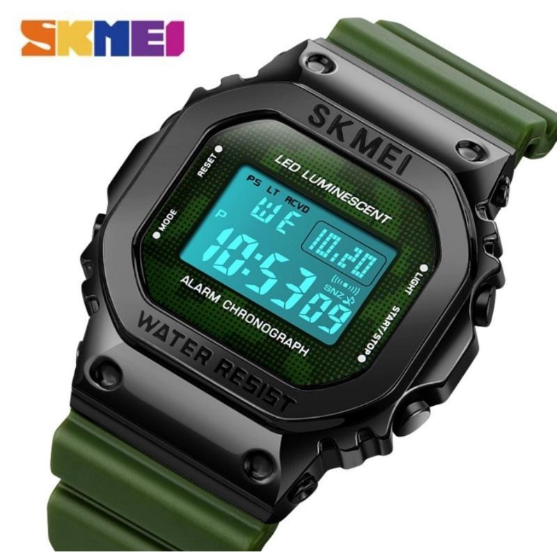 JAM TANGAN SKMEI 1851 WARNA PILIHAN OUTDOOR JAM DIGITAL LED SPORTY WATERPROOF