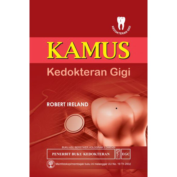Original Buku Kamus Kedokteran Gigi Ireland