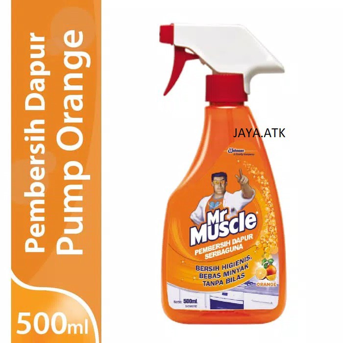 PEMBERSIH DAPUR MR MUSCLE SPRAY 500 ML BOTOL SPRAY SEMPROT MR MUSCLE ANTI BAKTERI KITCHEN CLEANER