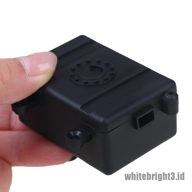 (white3) Kotak Receiver Radio Mobil RC Rock Crawler SCX10 Skala 1: 10