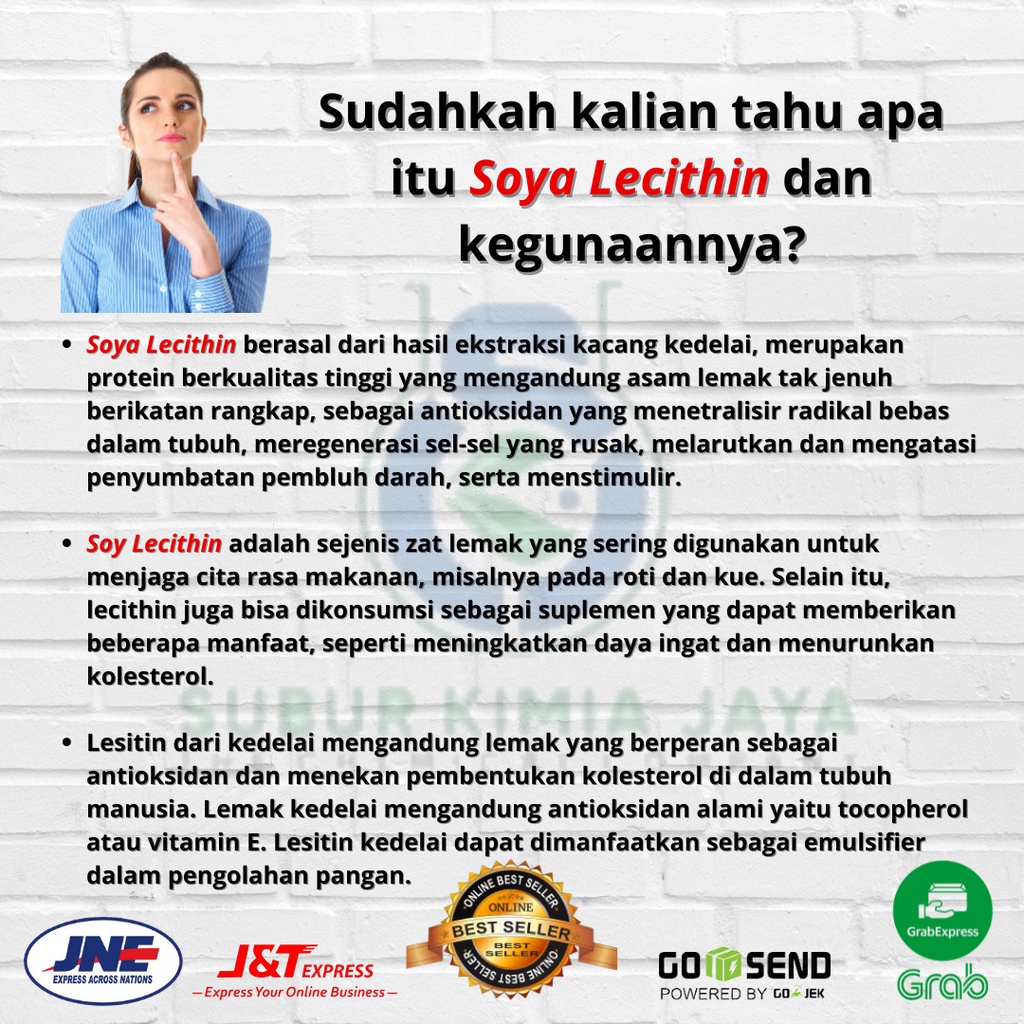 

RB22 Soya Lecithin / Soy Lecithin / Lecitin 5 KG