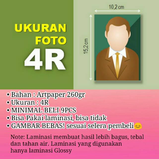 CETAK FOTO UKURAN 4R