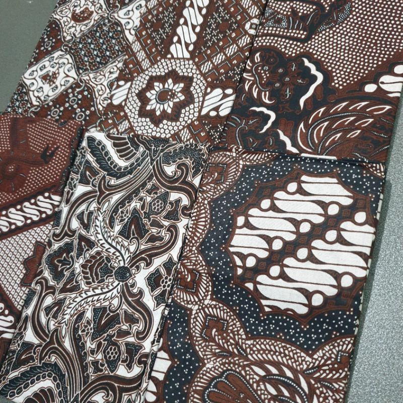Kain JOGJA Motif Putih Panjang Tebal / KAIN JOGJAAN PUTIHAN / KAIN PARANG BARONG KAWUNG