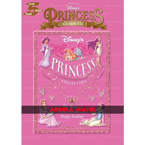 Buku Piano Anak / (PFC-35) DISNEY’S PRINCESS COLLECTION VOL. 1 / Buku Piano Disney