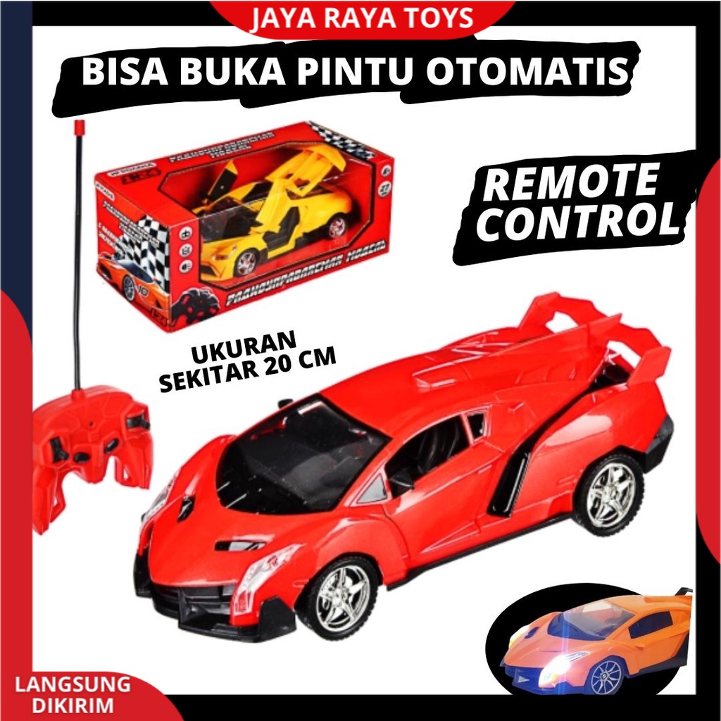 Mobil remot control Buka Pintu Sport Car ferarri Berlampu TERBARU Mainan Anak Laki Laki