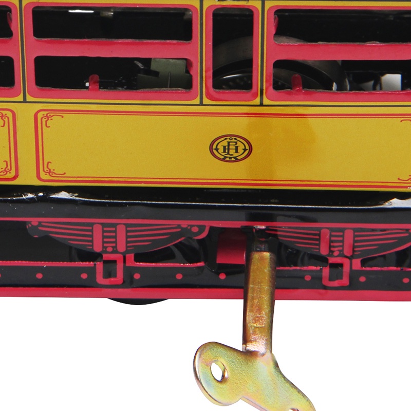 Mary Retro Wind Up Trem Cable Bus Jarum Jam Streetcar Mainan Vintage Koleksi Anak Hadiah