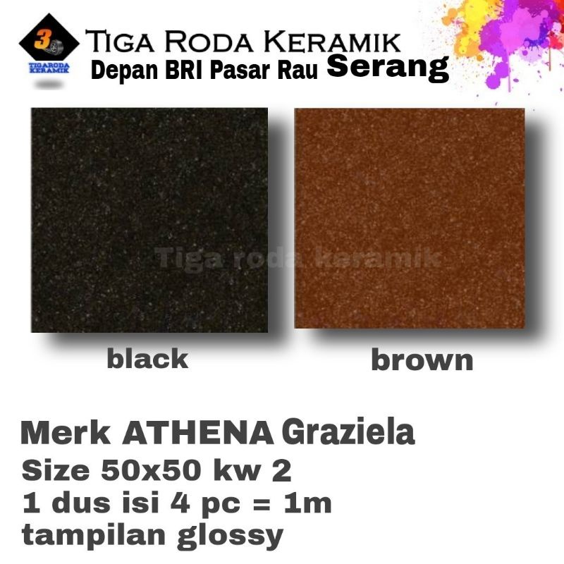 keramik 50x50 athena graziela brown black/keramik 50x50 teraso/keramik 50x50 motif bintik/keramik 50