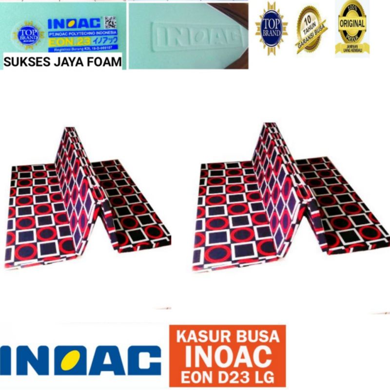 Kasur Lipat 4 Inoac Original Tebal 10 cm 15 Inoac Asli EON D23