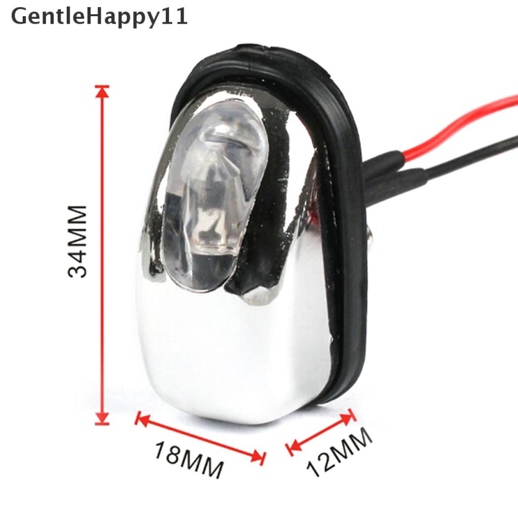 Gentlehappy 2pcs Nozzle Spray Jet Wiper Kaca Depan Mobil Dengan Lampu Led