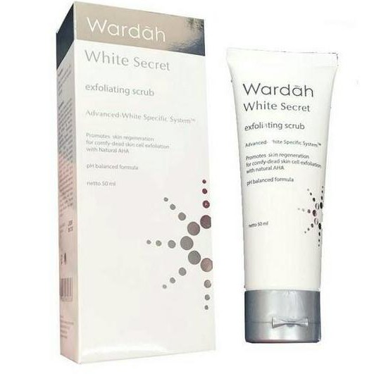 PRODUK ORIGINAL Wardah White Secret Exfoliating Scrub Pembersih Wajah Terbaru