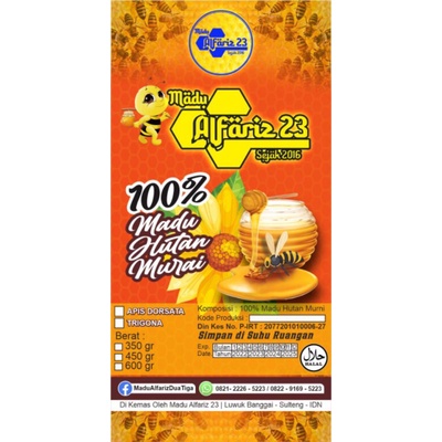 

MADU HUTAN SULAWESI TENGAH (LUWUK BANGGAI ) JENIS APIS DORSATA