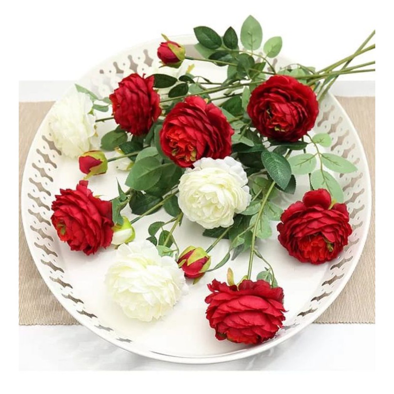 Artificial Flower Bouquet Peony Fake Home Wedding Table Decoration