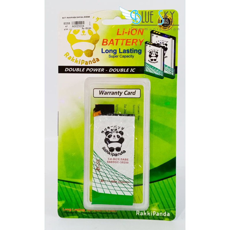 BATERAI RAKKIPANDA SAMSUNG GALAXY S6 EDGE 4500MAH DOUBLE POWER