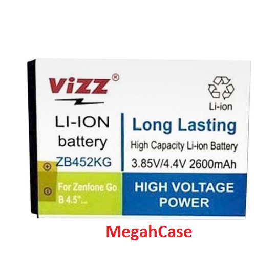 Baterai Vizz ASUS ZENFONE GO 4.5 ZB452KG DOUBLE POWER VIZZ ORIGINAL