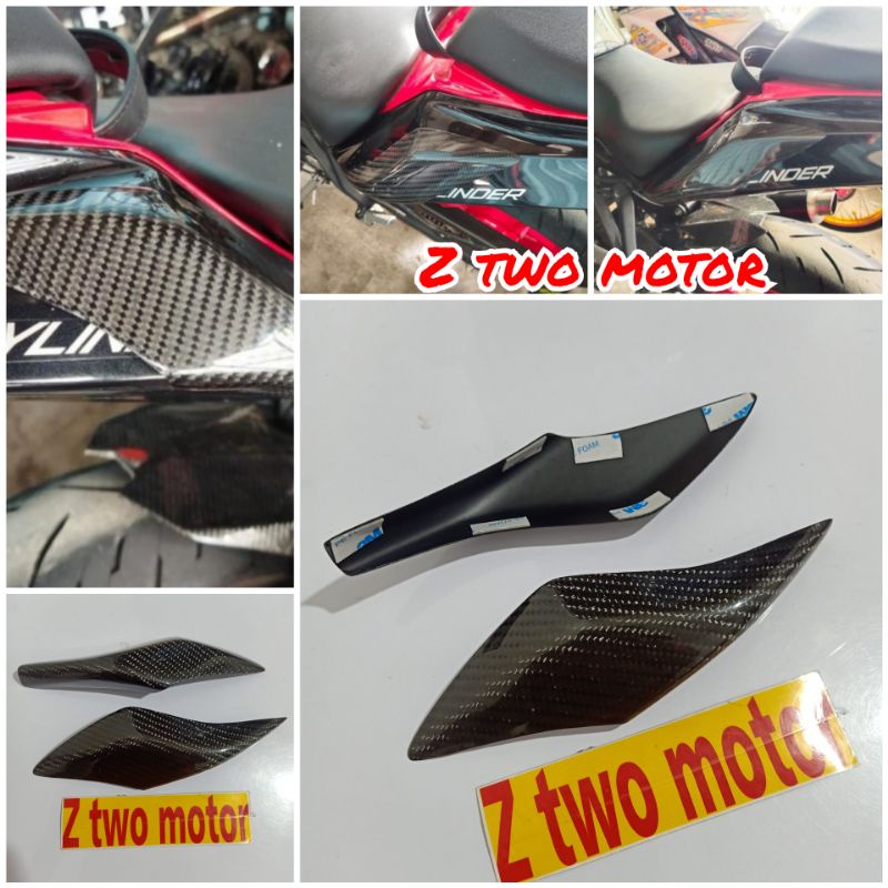 Tail Slider Body Protector Ninja ZX25R ZX-25R Carbon Kevlar Asli Cover body samping zx25r ZX-25R