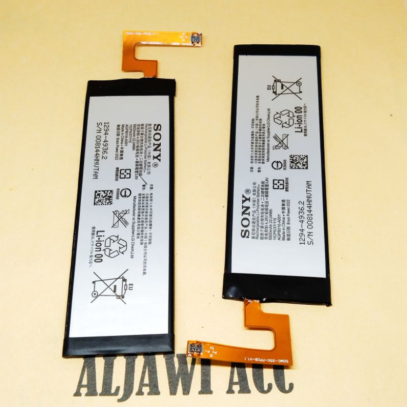 Baterai Bt Batre Battery Sony Xperia M5 M5 Dual AGPB061-A001 E5663 Original Battery Hp