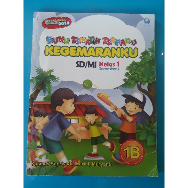 Buku Tematik Terpadu 1B Kelas 1 SD/MI