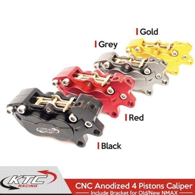 Kaliper ktc 4 piston nmax old nmax new pnp