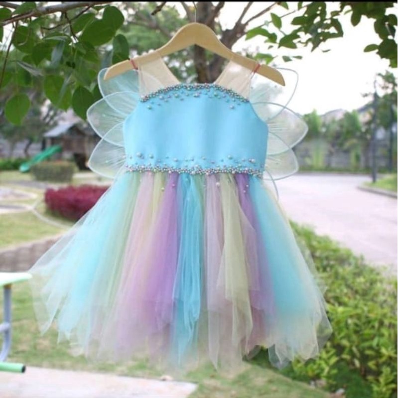 gaun tingkerbell dress bayi neychan