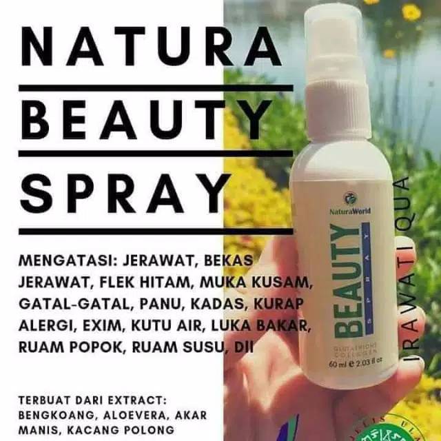 Natura Beauty Spray Serum Penghilang jerawat