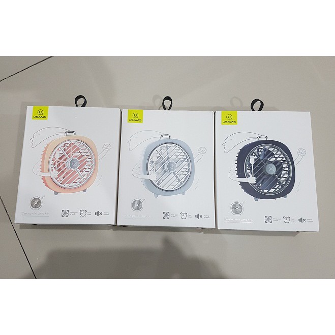 kipas mini USAMS Kipas Desktop Mini Lamp Fan US-ZB065 Original100%asli
