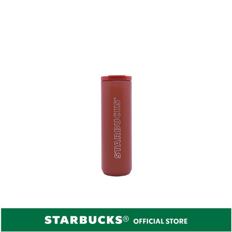 Tumbler Starbucks 16oz Stainless Steel Wordmark Copper Water Bottle Hot/Cold
