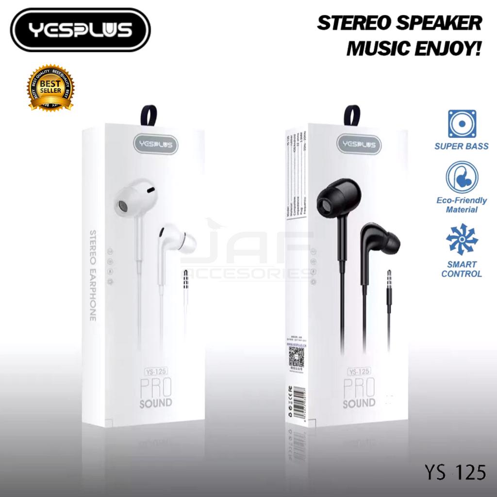 Headset Yesplus YS-125 - Earphone Stereo dengan Mikrofon