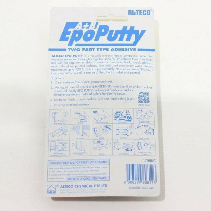 Lem EpoPutty Alteco / Epoxy / Epo Putty / Lem Tambal Serba Guna