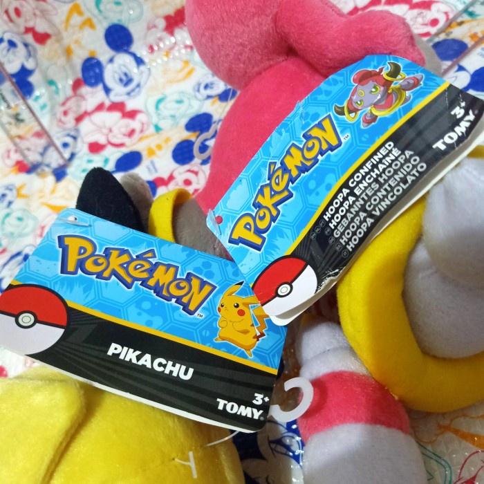 Must Have Ori Takara Tomy Boneka Pokemon - Pikachu Hoopa Confined Tag Terbaru