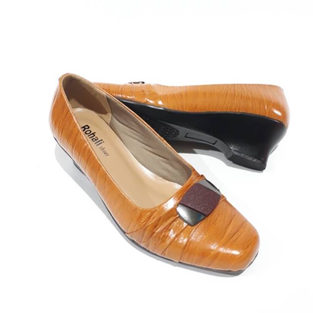 SEPATU WEDGES FORMAL WANITA CANTIK TERLARIS, 043