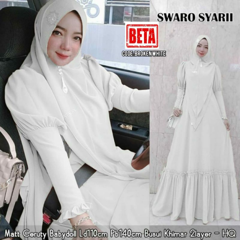 GAMIS SWARO SYAR'I SET KHIMAR
