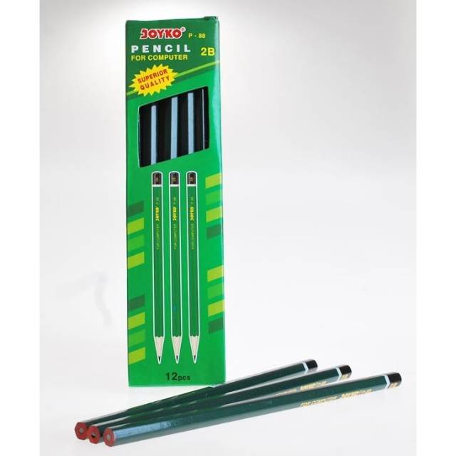 Joyko Pensil 2B P-88 / 2B / Pensil Joyko Satuan / Pensil Kayu