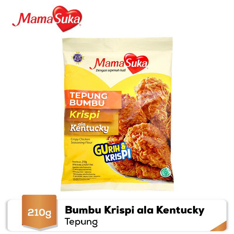 

MAMA SUKA TEPUNG BUMBU KRISPI ALA KENTUCKY 210 gram