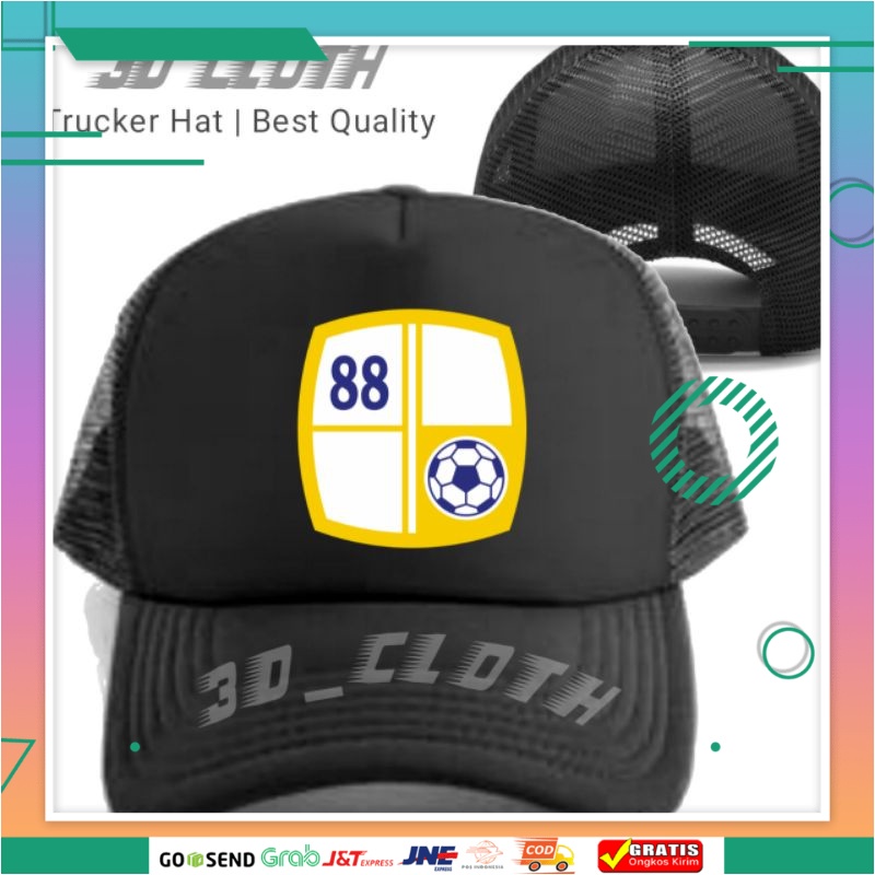 Topi Barito Putera Trucker Jaring - Topi Barito Putera
